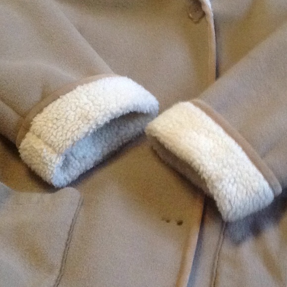 Dressbarn  women winter coat fleece washable hood - Picture 3 of 8